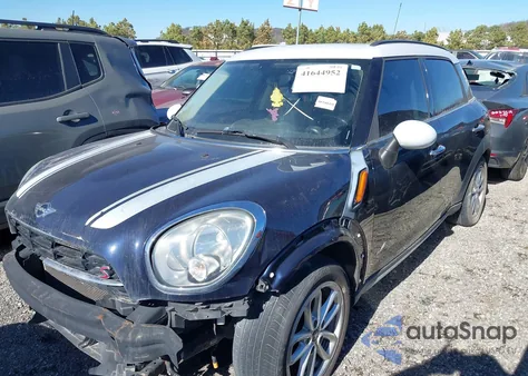 2015 Mini Countryman Cooper S из США, поврежденный, VIN WMWZC5C55FWP43601